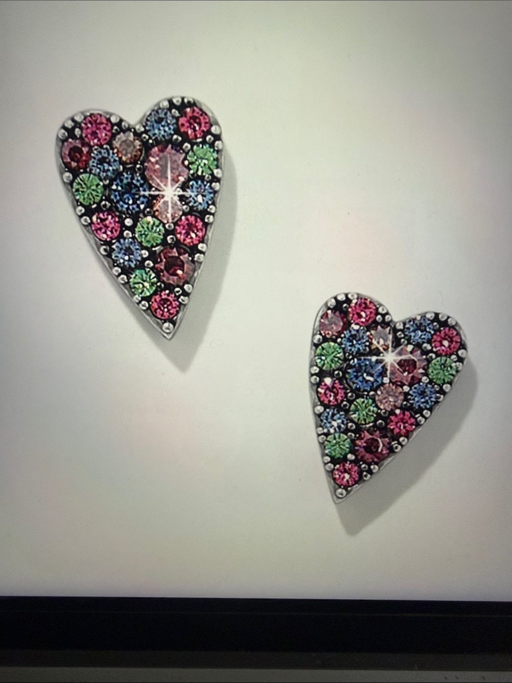 💙🆕💜 Brighton Love Messages B You Post Earrings NWT